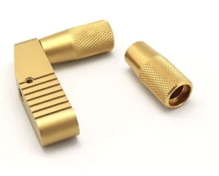 Gelbe Farbe CNC Drehteile Anodisiertes Aluminium 6061 T6 für die Karosserie