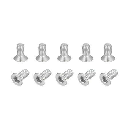 M3x6mm Torx Sicherheitsmaschine Schrauben 316 Edelstahl Countersunk Kopf Manipulationssicher Schraubverbindungen Bolzen