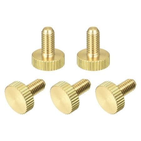 Schrauben für gedrehte Daumen, M5x10 mm Flachbraz Schrauben Greiferknöpfe Befestigungen für Zuhause, Elektronik, Maschine