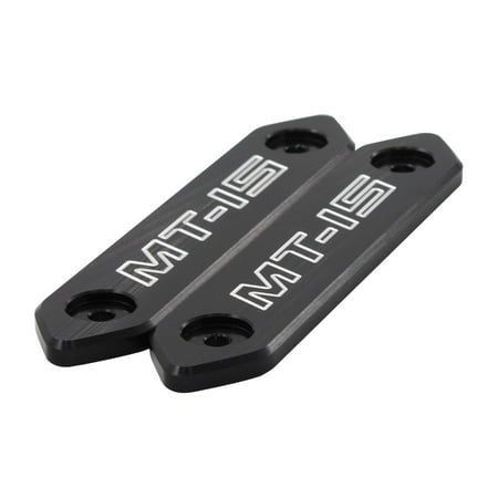 CNC-Aluminiumlegierung Dekorationszubehör Mtkracing für MT-15 2018 Motorradteile - Schwarz