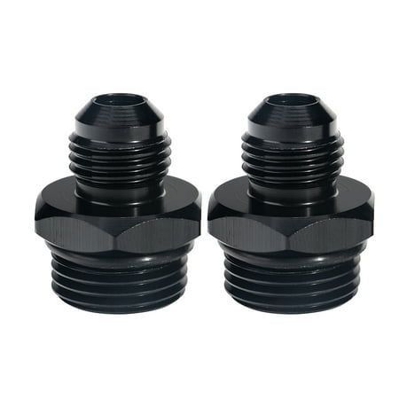3 Spiegel Aluminiumlegierung ORB-8 O-Ring Boss -8AN bis -6AN Männlicher Adapter