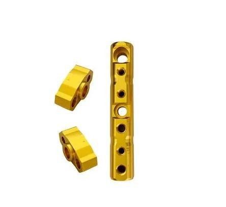 Kupfer-Brass-CNC-Fräsen-Drehen hohe Nachfrage kundenspezifisches 4-Achsen-CNC-Zubehör Motorradzubehör
