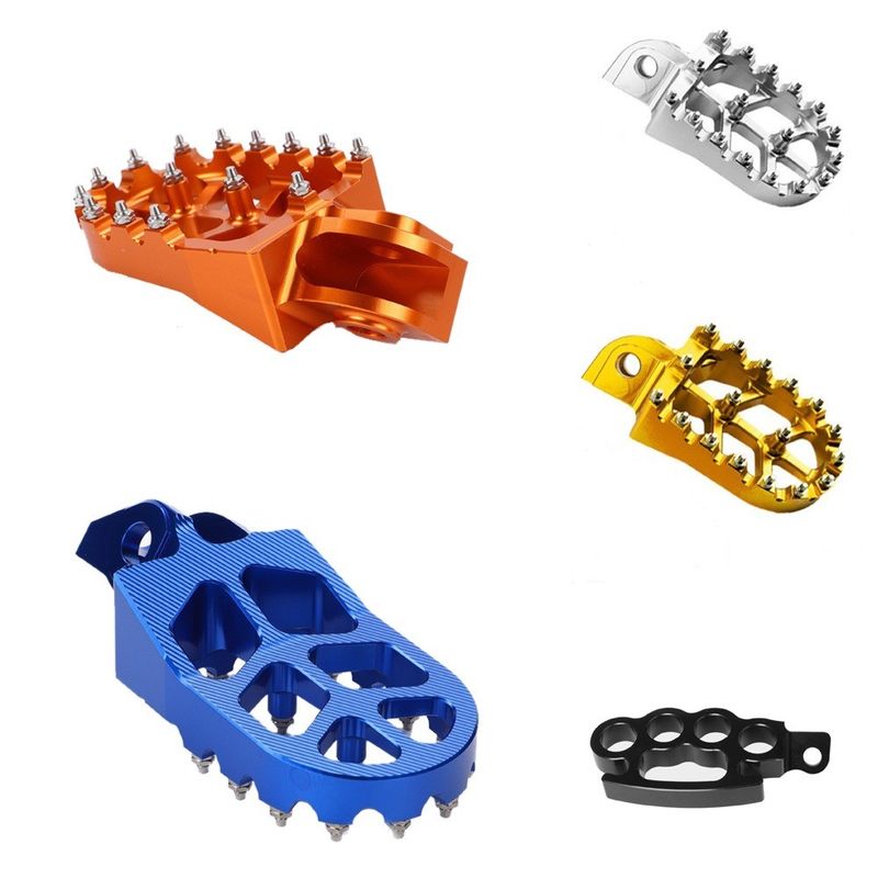 OEM CNC-Bearbeitungsanbieter Fräsen Präzisions-Aluminium-Zubehör Motorrad-Basis Fußpedal Teile