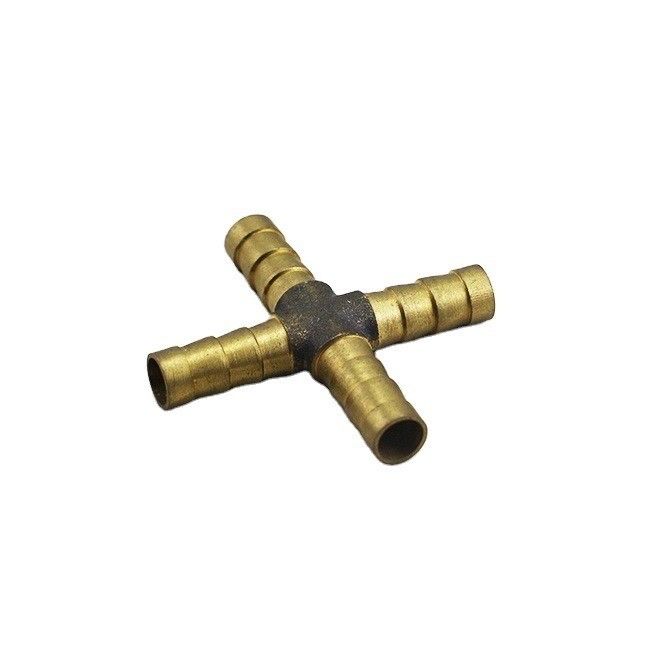 Pneumatische Hydraulik Messing Weibliche Männliche Gerade Kreuz X Y T Form Rohr Adapter Schlauch Barbe Fitting