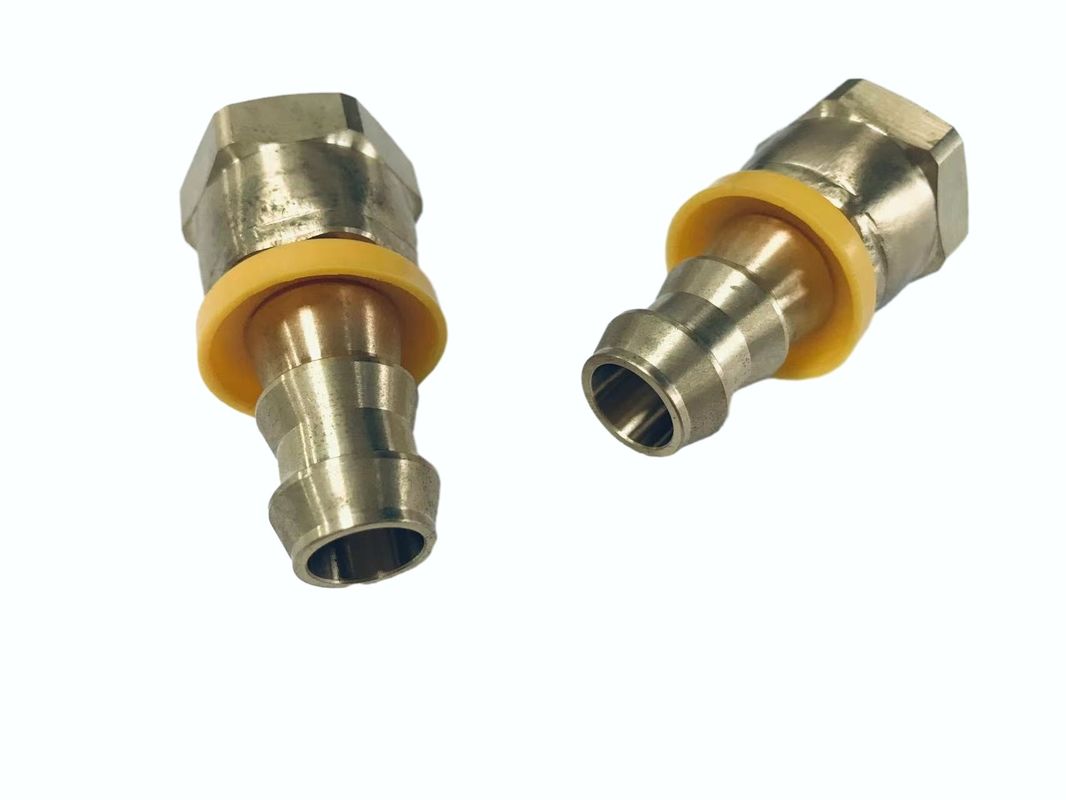 1/2 Female Npsm Thread-1/2 Put-on Hardware Befestigungsbelag CNC Mchining Schlauch Barbe Messingbelag